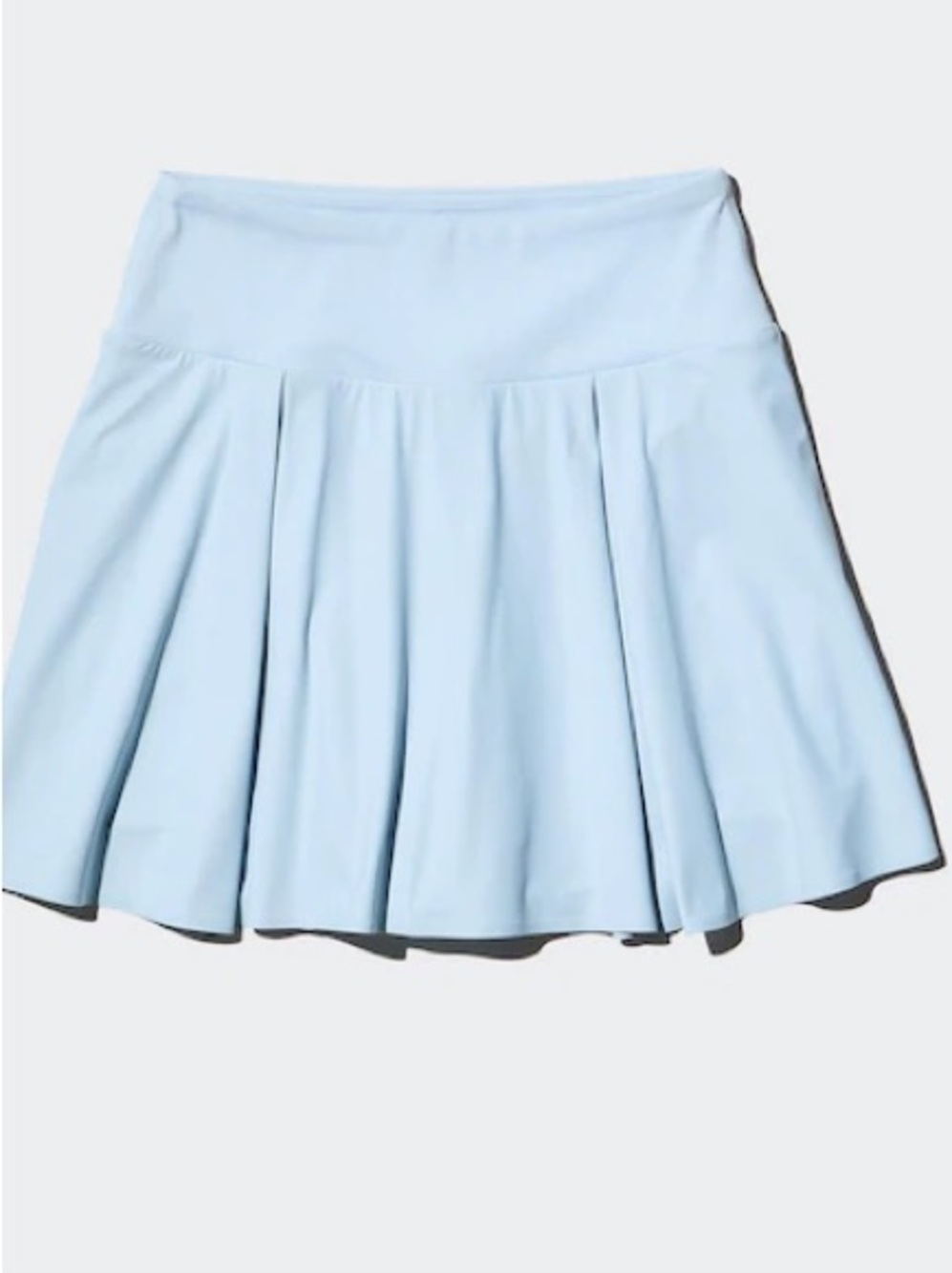 Stretchy Pleated Blue Tennis Skirt with Built-in Shorts Sz xxl